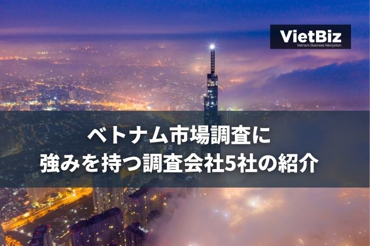 ベトナム市場調査に強みを持つ調査会社5社の紹介